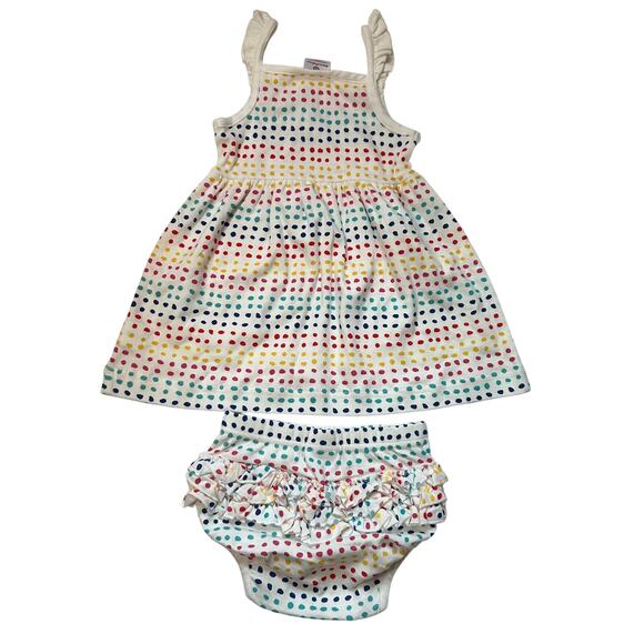 NWT Hanna Andersson Polka Dot Dress & Bloomers 80 - Picture 4 of 6